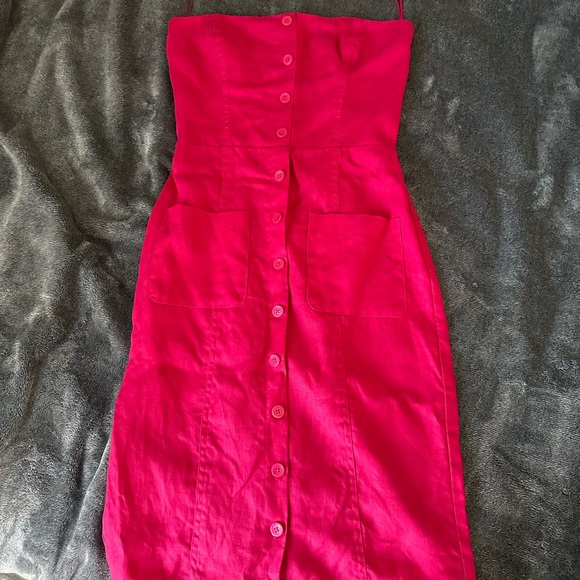 Reformation linen dress , no tags , but I didn’t we it at all - Picture 7 of 8